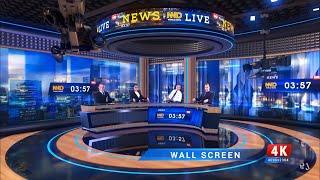 3D Virtual News Studio Background - After Effects Template