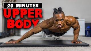 20 MINUTE UPPER BODY WORKOUT (NO EQUIPMENT) | FOR BEGINNERS ALSO! #2