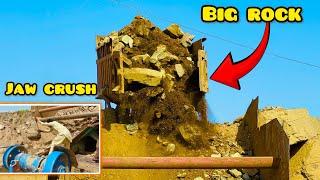 "Rock Crusher jaw in Action: ASMR Sand Crushing and Stone Breaking" #stonecrusher #jawcrusher #asmr