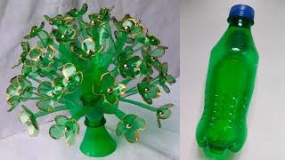 GULDASTA Guldasta Banane ka tarika/DIY New Design Bottle vase making/Best out  Waste Plastic Bottle