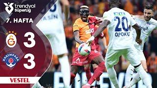 Vestel | Galatasaray (3-3) Kasımpaşa - Highlights/Özet | Trendyol Süper Lig - 2024/25