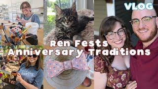 Last Days of Summer Vlog | Michigan Renaissance Festival and Anniversary Traditions