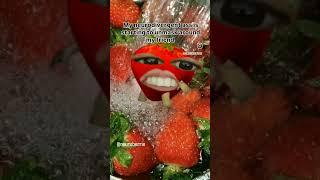 Autistic people start to unmask around new friends #autistic #fruit #nonverbalautism #aspergers