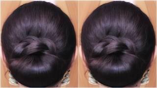 New Juda Bun Hairstyle For Girls! Beautiful Hair Style Girl Simple and Easy | Simple Hairstyle Girls