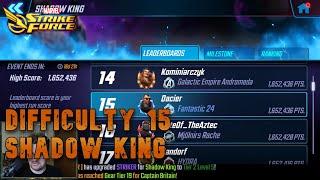 Shadow King Trial - Difficulty 15 Walkthrough - No One Node Unlock | Marvel Strike Force