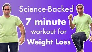 7 mins Weight-Loss Workout based on Science | Mayur Karthik