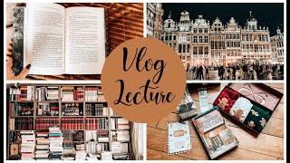 Vlog lecture : semaine du 11 novembre // Installation des bibliothèques, Bruxelles, haul ️