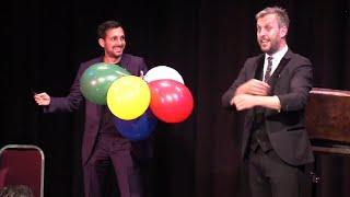 Dynamo like you've never seen him before, with comedy magician Alan Hudson