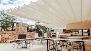 Retractable Shade System - For Hotels, Wineries, Restaurants and Accommodation