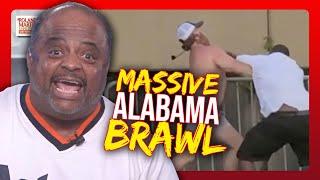 WILD Alabama Riverfront BRAWL! Black People DEFEND Worker Against White Assailants | Roland Martin