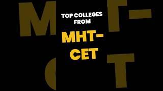 Top Colleges from MHTCET#mhtcet #mhtcet2024 #maharashtra #college #btech #engineeringcollege