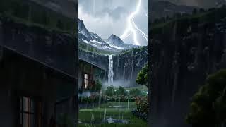 Rain Sounds for Sleeping Heavy Rain and Thunderstorm Sounds for Sleeping