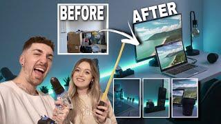 WE BUILT OUR DREAM OFFICE IN OUR FIRST HOME // FULL TRANSFORMATION