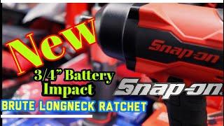 Snap On: New 3/4 Cordless Impact and the Long Neck Brute Cordless Ratchet