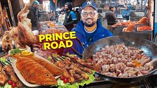 Akber Karhai aur Green BBQ at Prince Road Food Street | Fried Fish, Jalebi | Pakistani Street Food