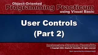 OOP Programming (VB) - 10M Custom User Controls (Part 2)