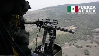 Minigun M134 Fuerza Aérea Mexicana.