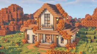 Minecraft | How to build a Autumn House