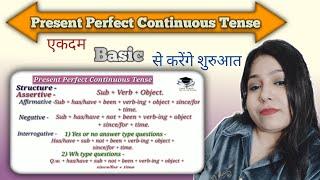 Present Perfect Continuous tense, rules, structure & examples |Basic English Grammar