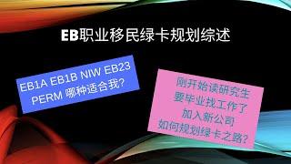 [Dr. Six出品] 六哥移民系列话题10: 职业移民绿卡规划 | 选取适合自己的EB类别| EB1A EB1B | EB2 NIW | EB3 PERM |每类特点| 有CC字幕 |