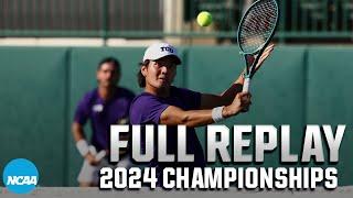 2024 NCAA DI men's tennis singles and doubles championship | FULL REPLAY