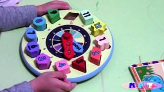 Shapes Clock Mega blocks Mai Fun Time