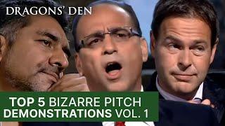 Top 5 Pitches With Bizarre Demonstrations | Vol. 1 | Dragons' Den