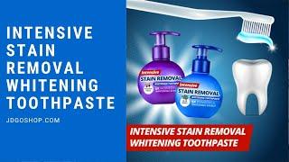 Intensive Stain Removal Whitening Toothpaste Reviews 2021