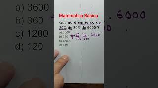 Matemática Básica #matemática #matematicafacil #edutuber
