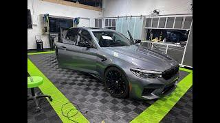 BMW M5 ceramic tint