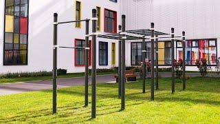 Workout park KENGURU PRO | School 1392