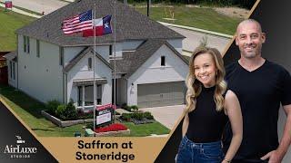 Luxury home tour of the Saffron at Stoneridge by Taylor Morrison | AirLuxe Studios