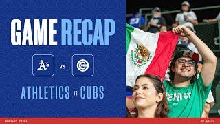 Game Highlights: Cubs pour on nine runs to beat the Athletics! | 9/16/24