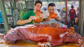 Philippines Best Lechon!! ULTIMATE ROASTED PIG TOUR - Cebu’s Insane Street Food!!