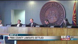 Pima County settled two separate lawsuits