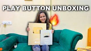 Unwrapping Glory: Youtube Golden & Silver Play Button Unboxing! | @tejasswiprakash413