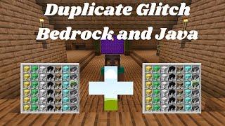 Minecraft Duplication Glitch Any Item with Crafting Table Only