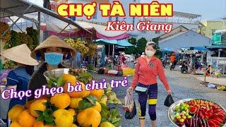 CAO ANH TRUNG VLOG chọc ghẹo các em GÁI TRẺ tuổi từ 18 đến 20 tại CHỢ TÀ NIÊN/ CHỢ MIỀN TÂY