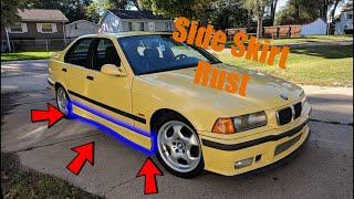 SIDE SKIRTS | E36 | Hole restoration: How to repair the rust