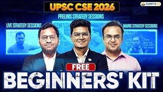  FREE LIVE Beginner's Kit for UPSC 2026 | FREE UPSC 2026 Preparation Strategy