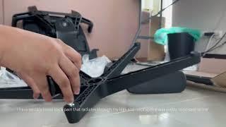 Fursys Sidiz t50 Classic (Black) -  Ergonomic Chair Unboxing and Assembly (ASMR Unboxing Video)