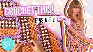 TAYLOR SWIFT CROCHET DRESS TUTORIAL  Episode 1 -  The Back Panel