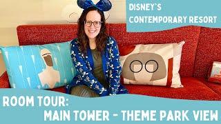 Disney's Contemporary Resort - Main Tower Theme Park View Room - Room Tour