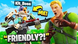 I Pretended To Be BOSS Kit In Fortnite.. (Season 3)