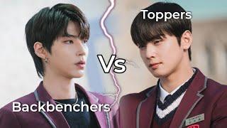 Kdrama toppers vs backbenchers