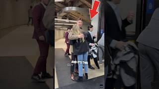 Her future husband was in the background of her old video 