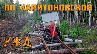 Обзор линии Харитоновской (Нюбской) УЖД. На дрезине до конца! Серия 2.