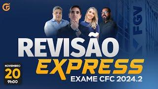 REVISÃO EXPRESS: EXAME CFC 2024.2 | 20 ASSUNTOS MAIS IMPORTANTES PARA A SUA PROVA | REPLAY