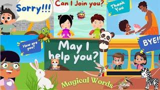 Magic Words Song for Kids | Learn Please, Thank You, Excuse Me, & More! Kids Song | Learn Manners