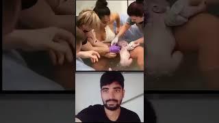 mother painful delivery newborn twins baby ! pain can't explain #shorts #ytshorts #trending #mbbs